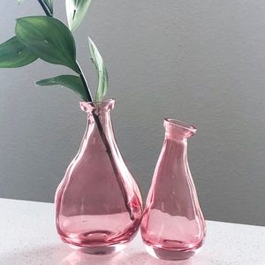 Ikea Pink Vase Set of 2
